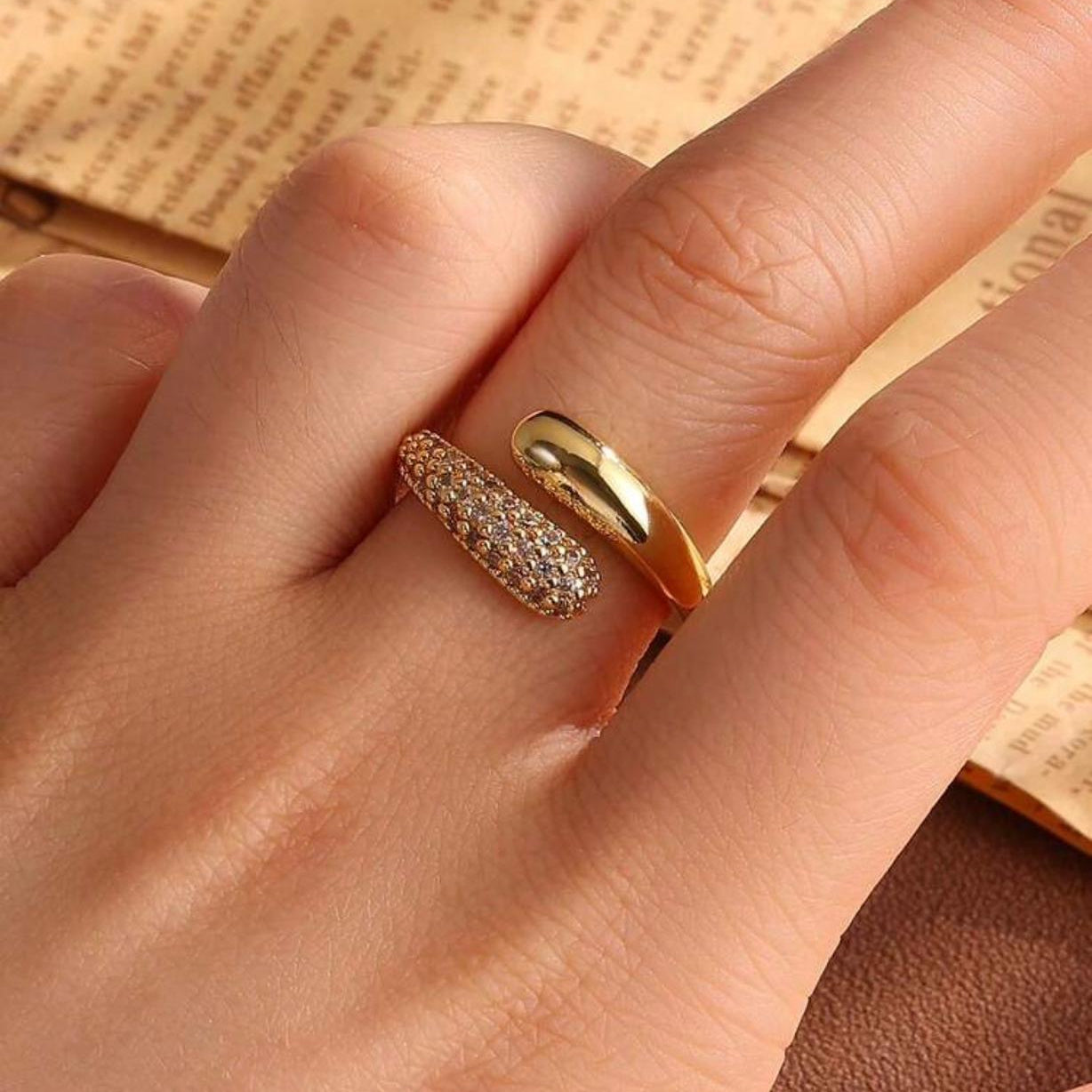 ring stainless steel premium quality 18 k plated