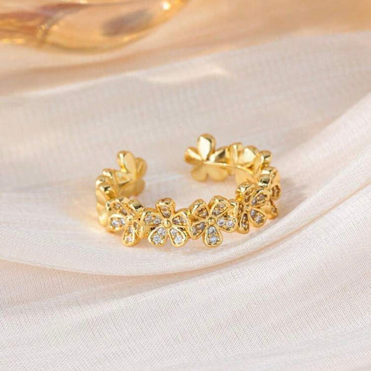 ring plaqué or 18 carats