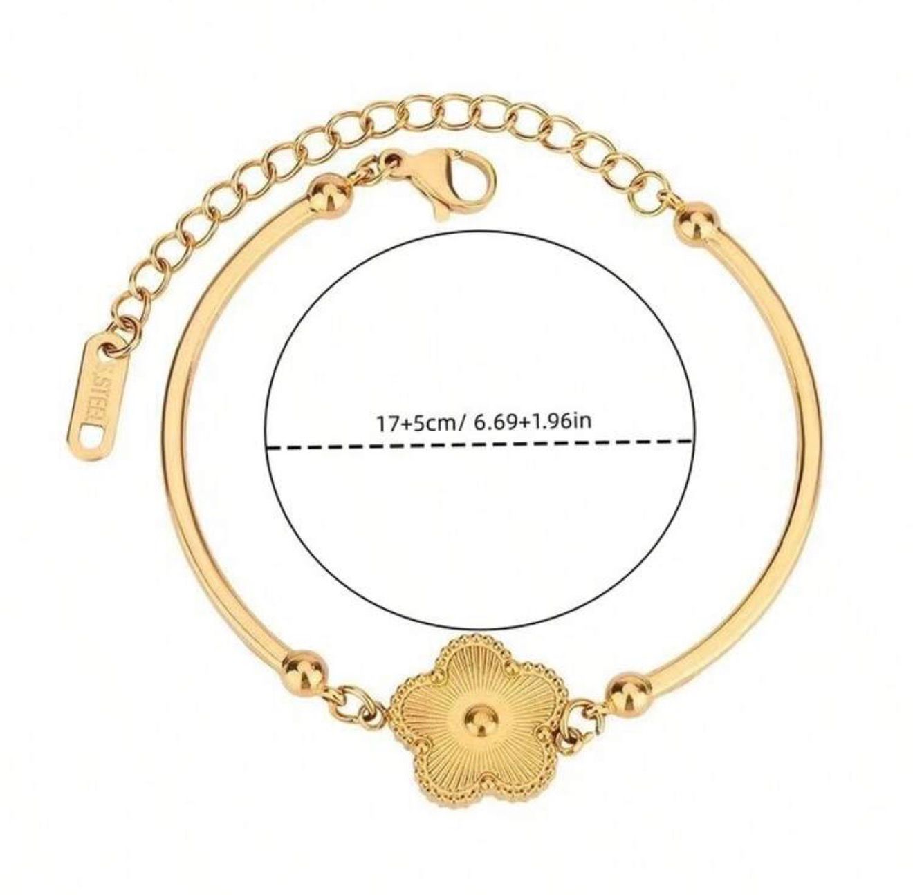 Bracelet plaqué or 18 carats